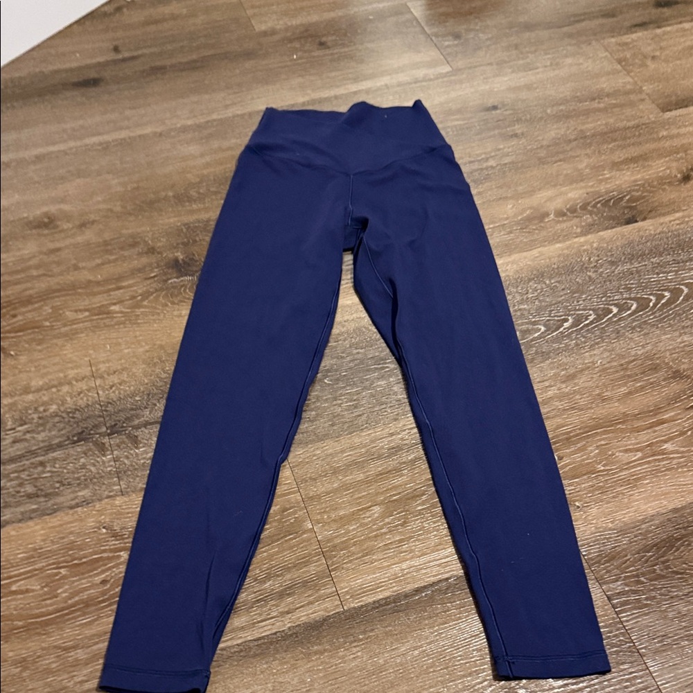 Aerie 7/8 crossover Navy Leggings